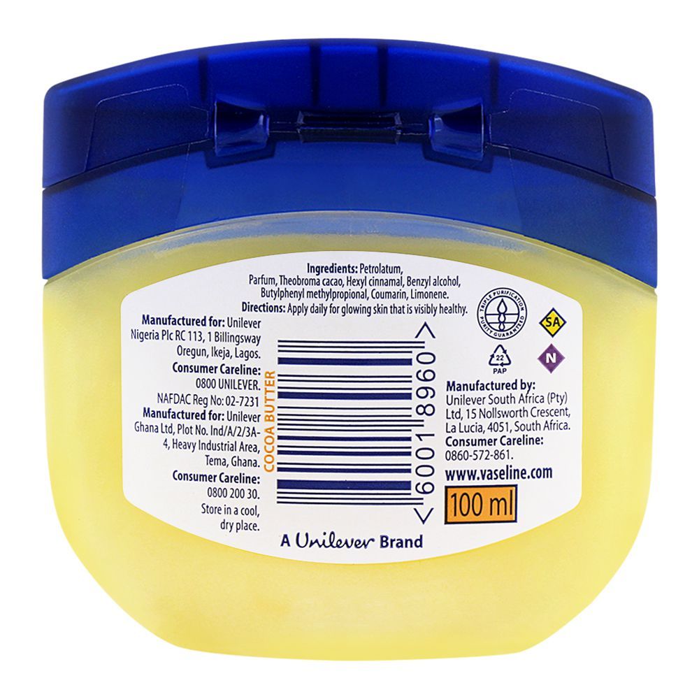 VASELINE AFRICA JELLY 100ML COCOA BUTTER