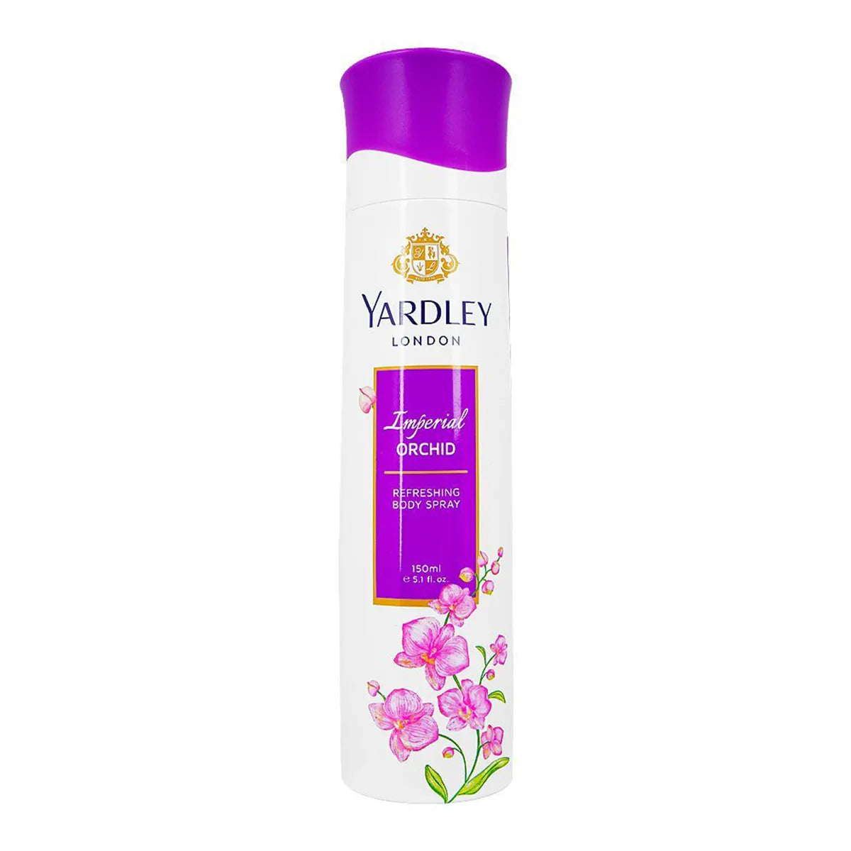 YARDLEY BODY SPRAY 150ML WOMEN IMPERIAL ORCHID
