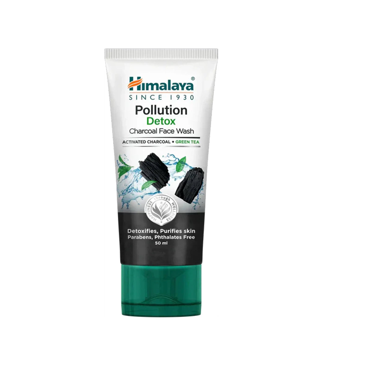 HIMALAYA FACE WASH 50ML DETOXIFYING CHARCOAL