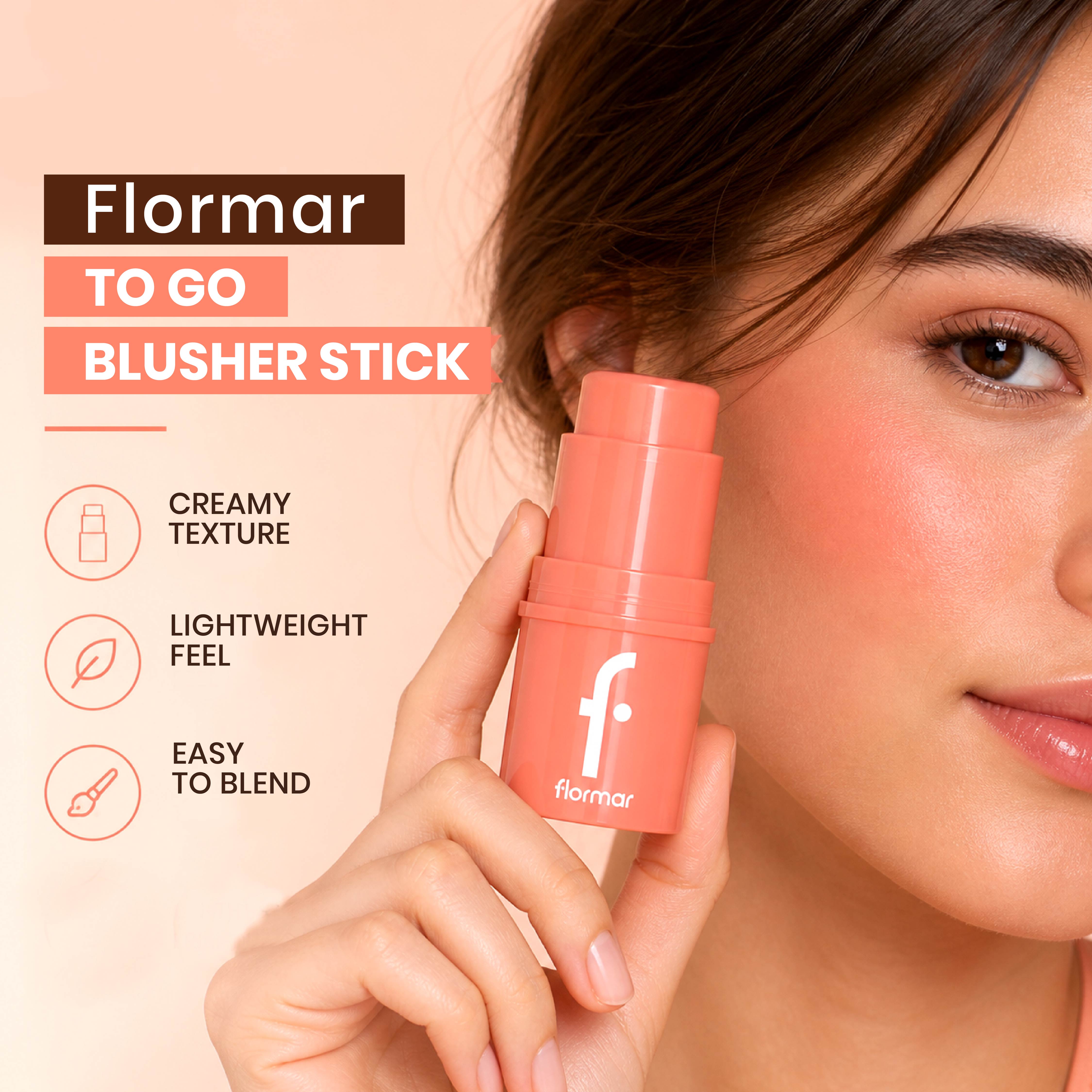 FLORMAR BLUSHER STICK TO GO