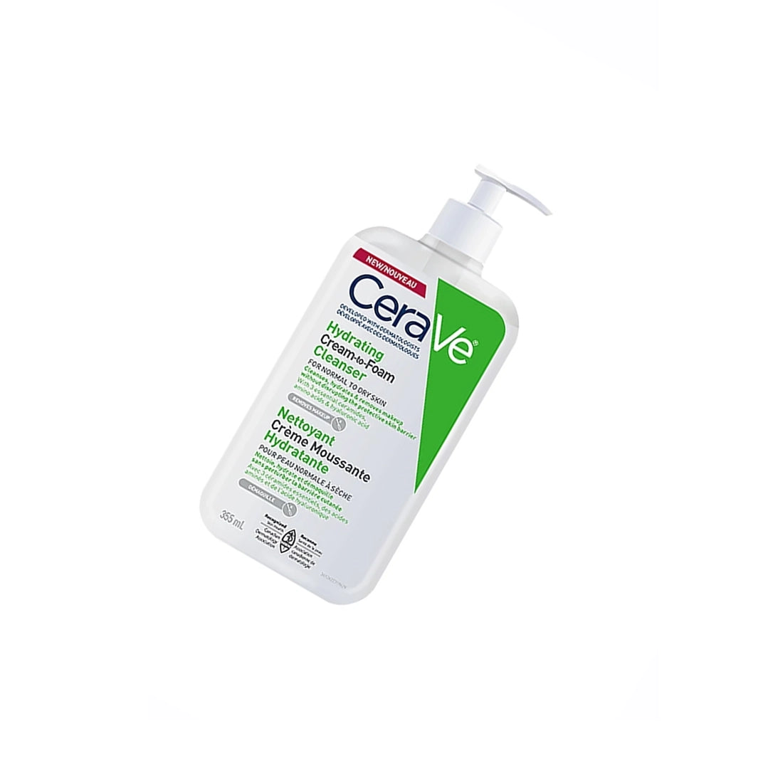 CERAVE HYDRATING CREAM TO FOAM CLEANSER 355ML