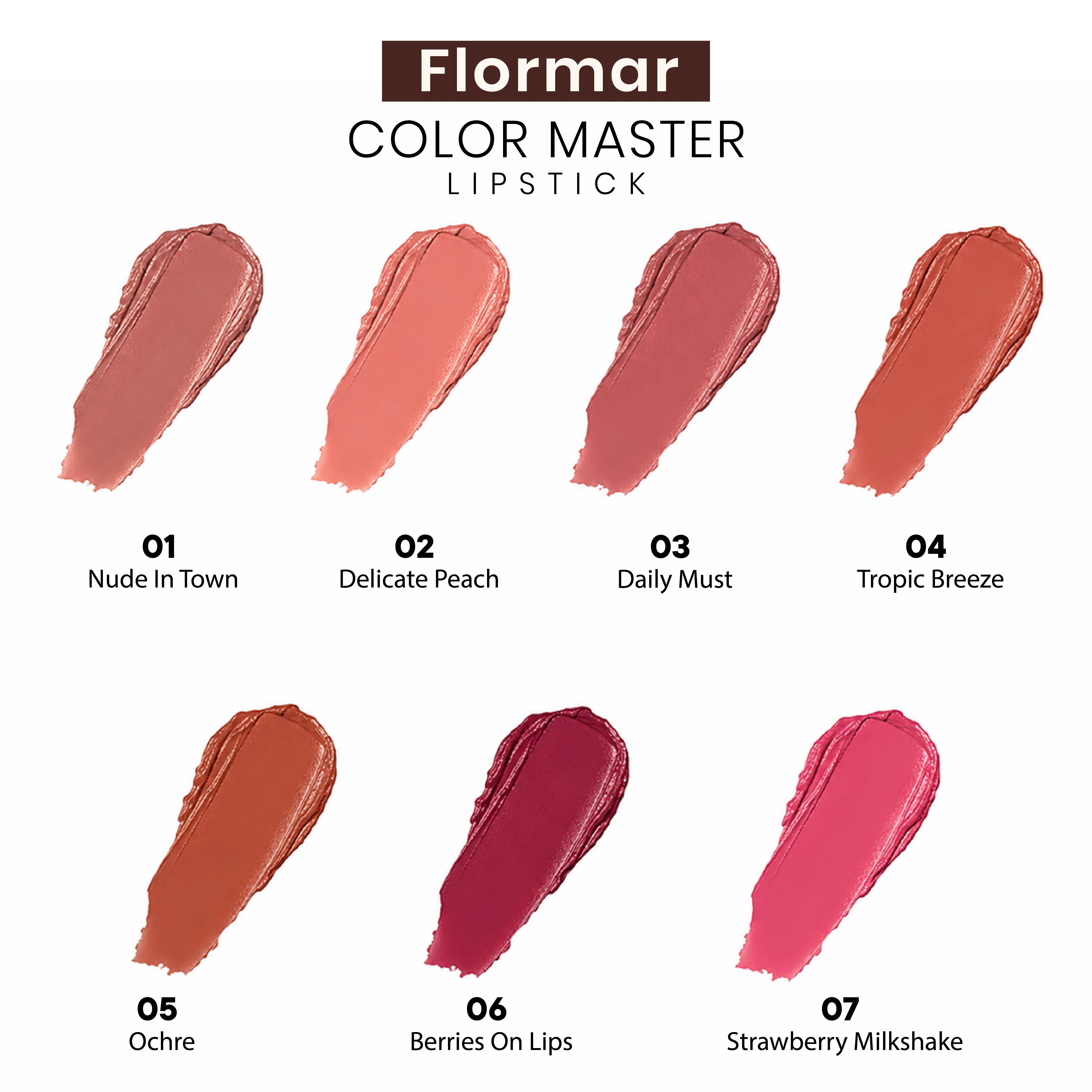 FLORMAR LIPSTICK COLOR MASTER