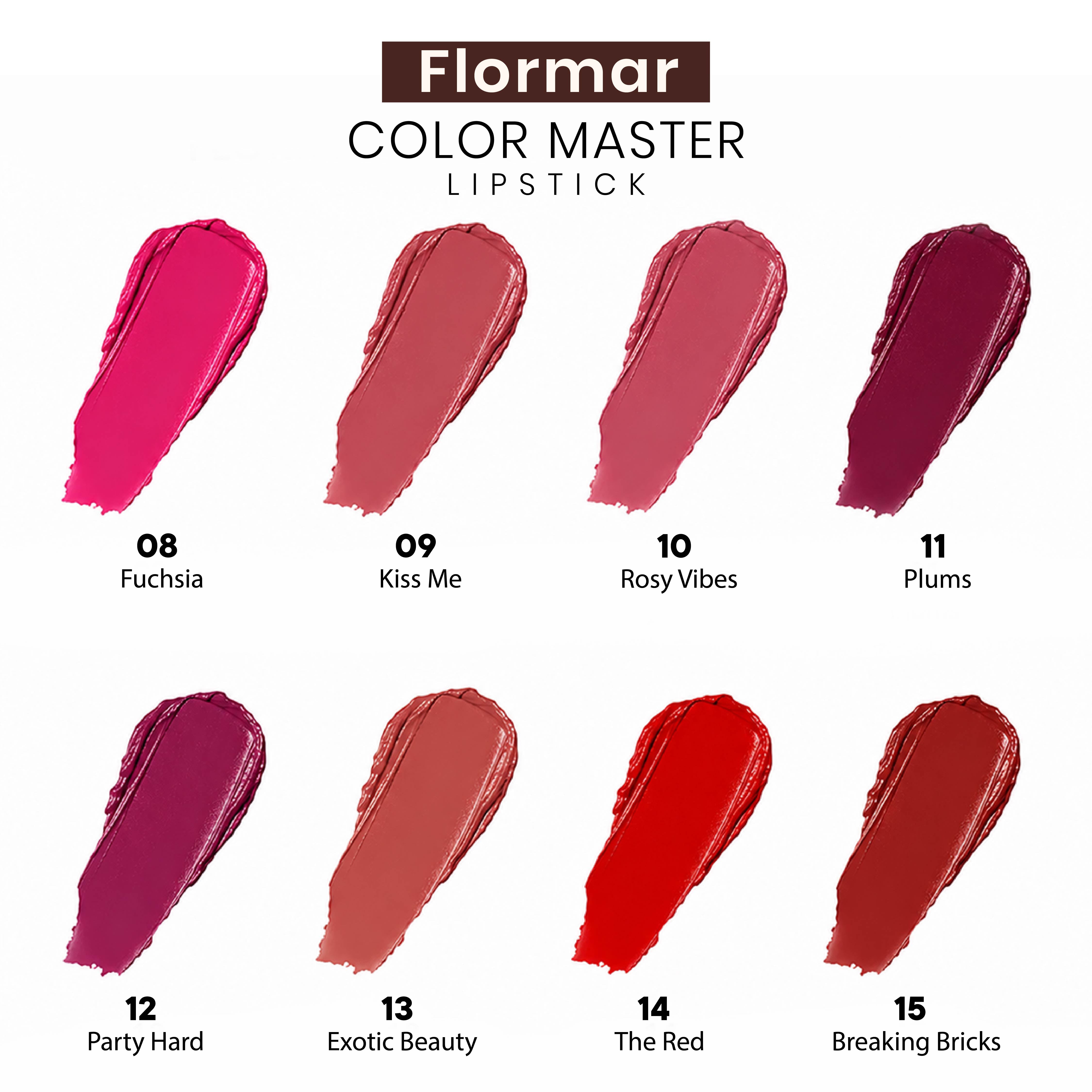FLORMAR LIPSTICK COLOR MASTER