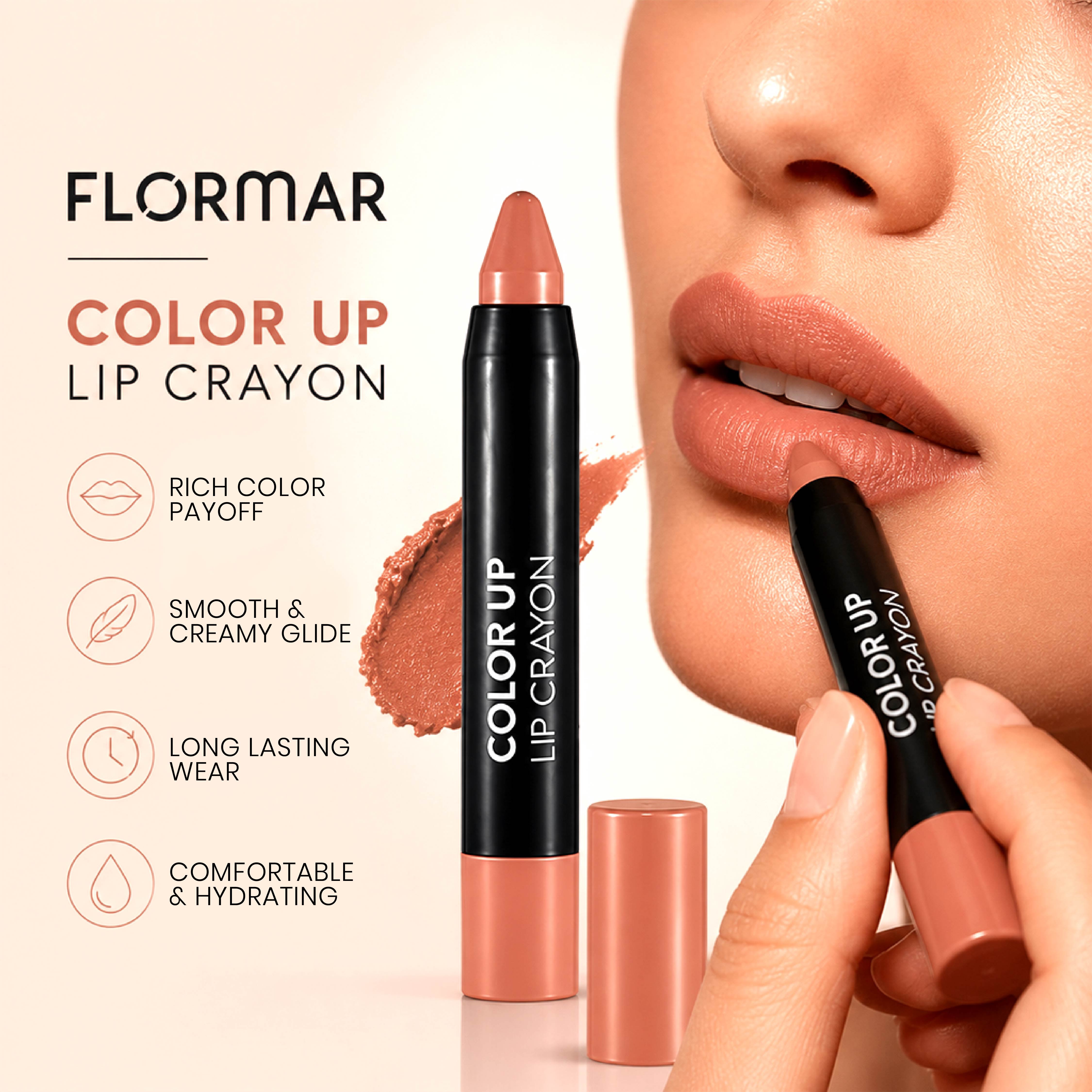 FLORMAR LIP CRAYON COLOR UP