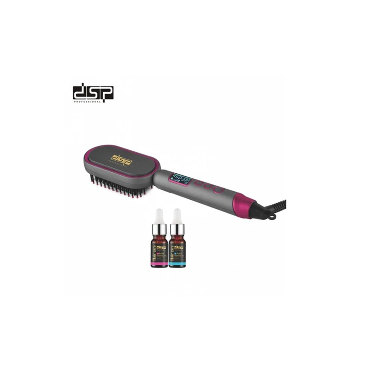 DSP HAIR STRAIGHTENER BRUSH 10248A