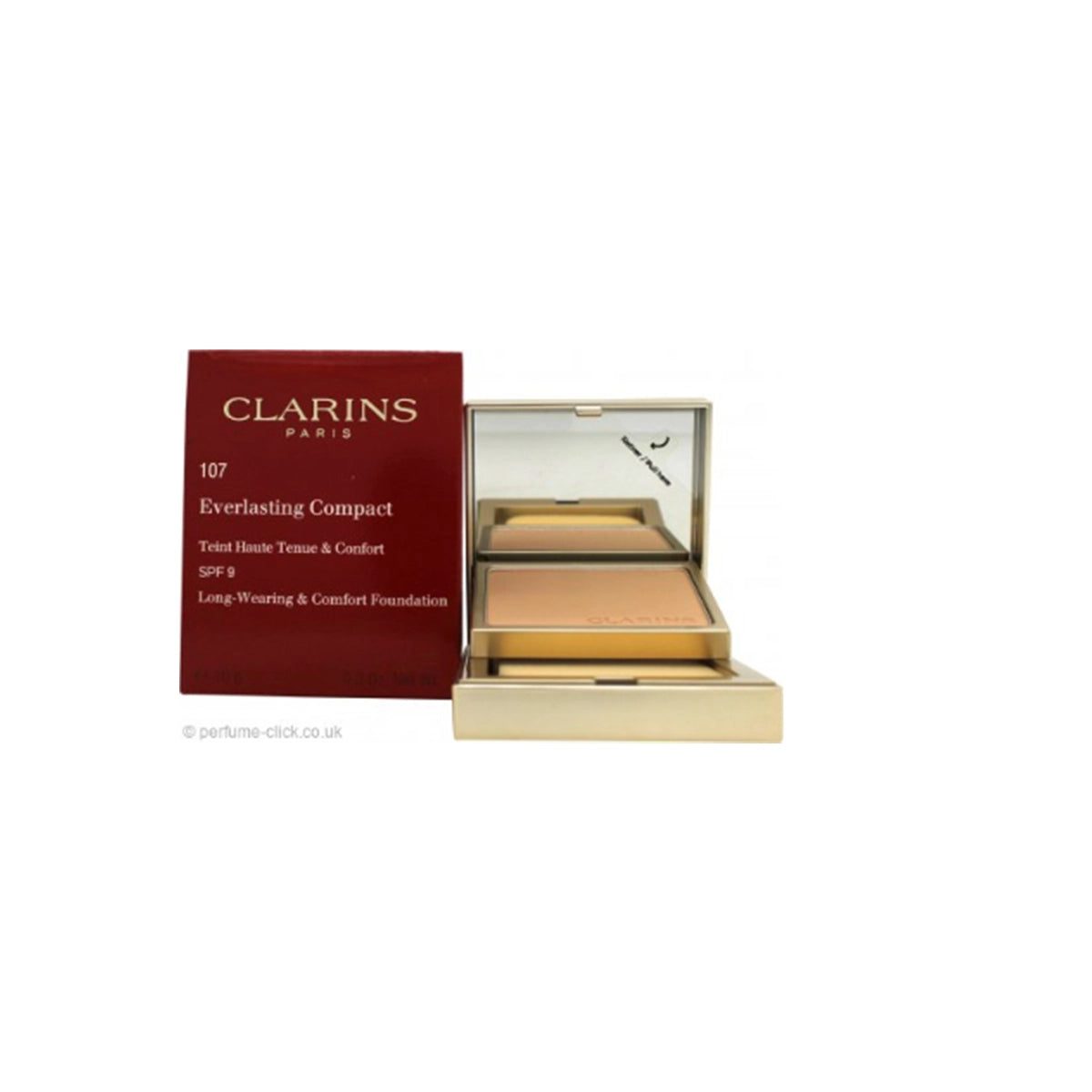 CLARINS EVERLASTING COMPACT FOUNDATION 107