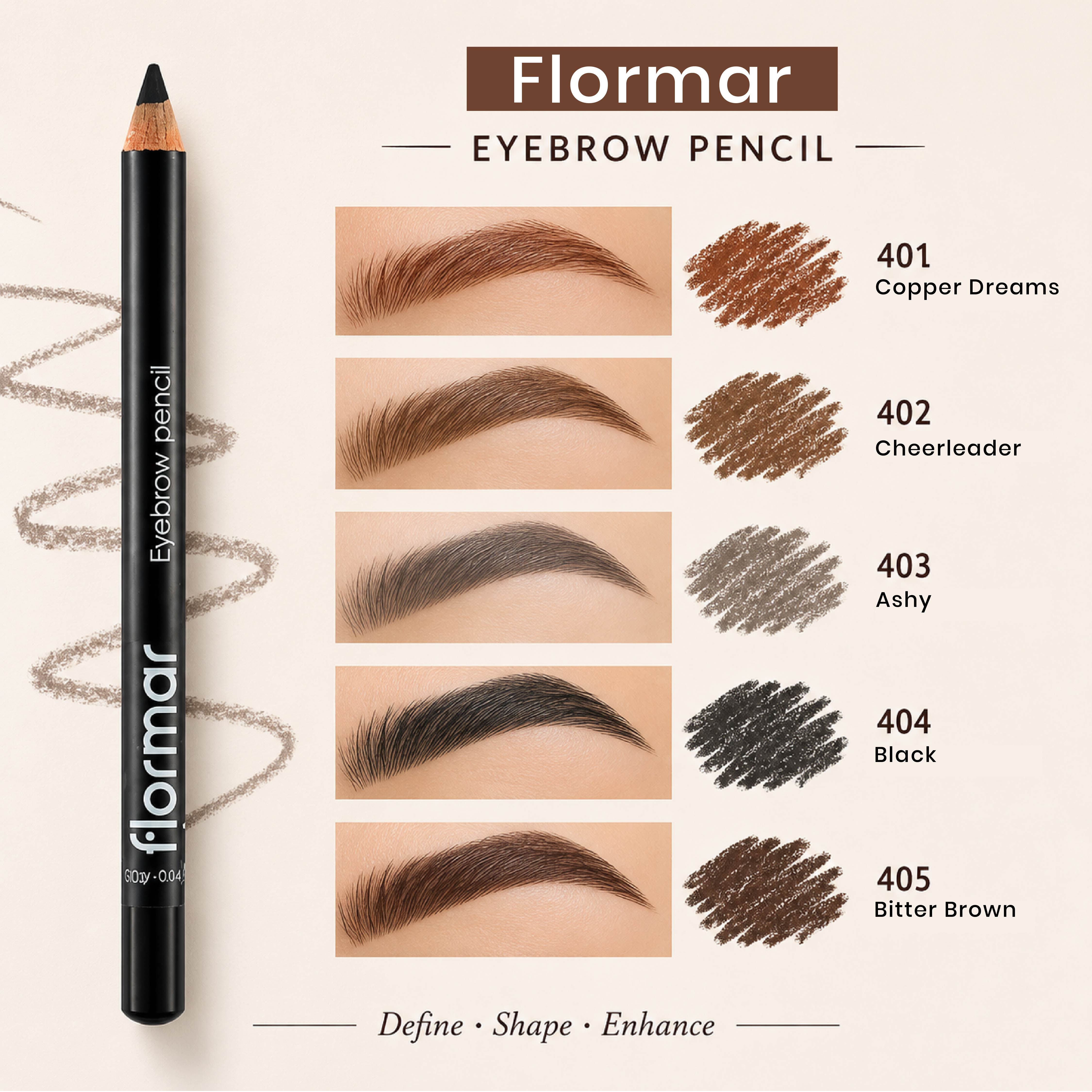 FLORMAR EYEBROW PENCIL