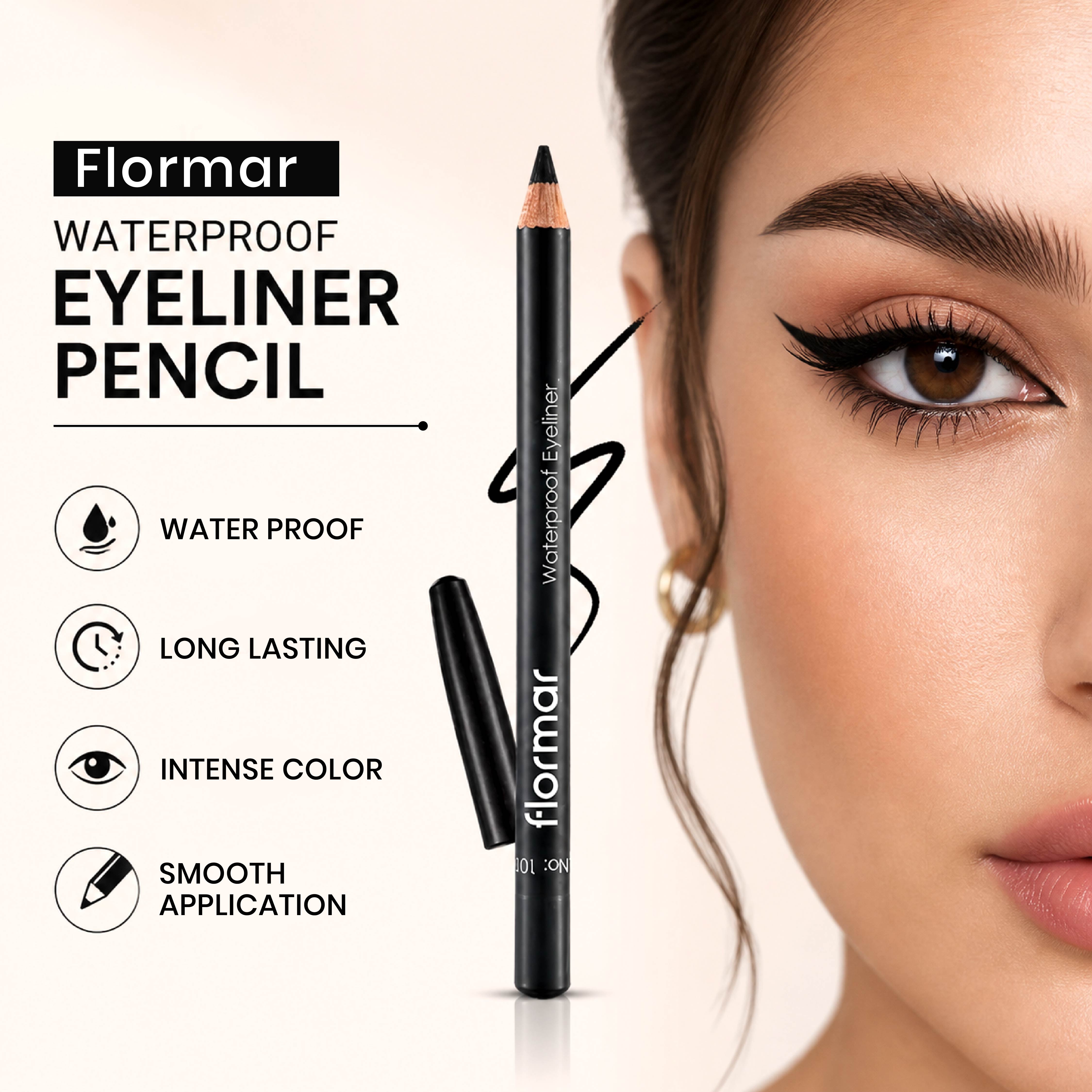 Flormar Waterproof Eyeliner Pencil