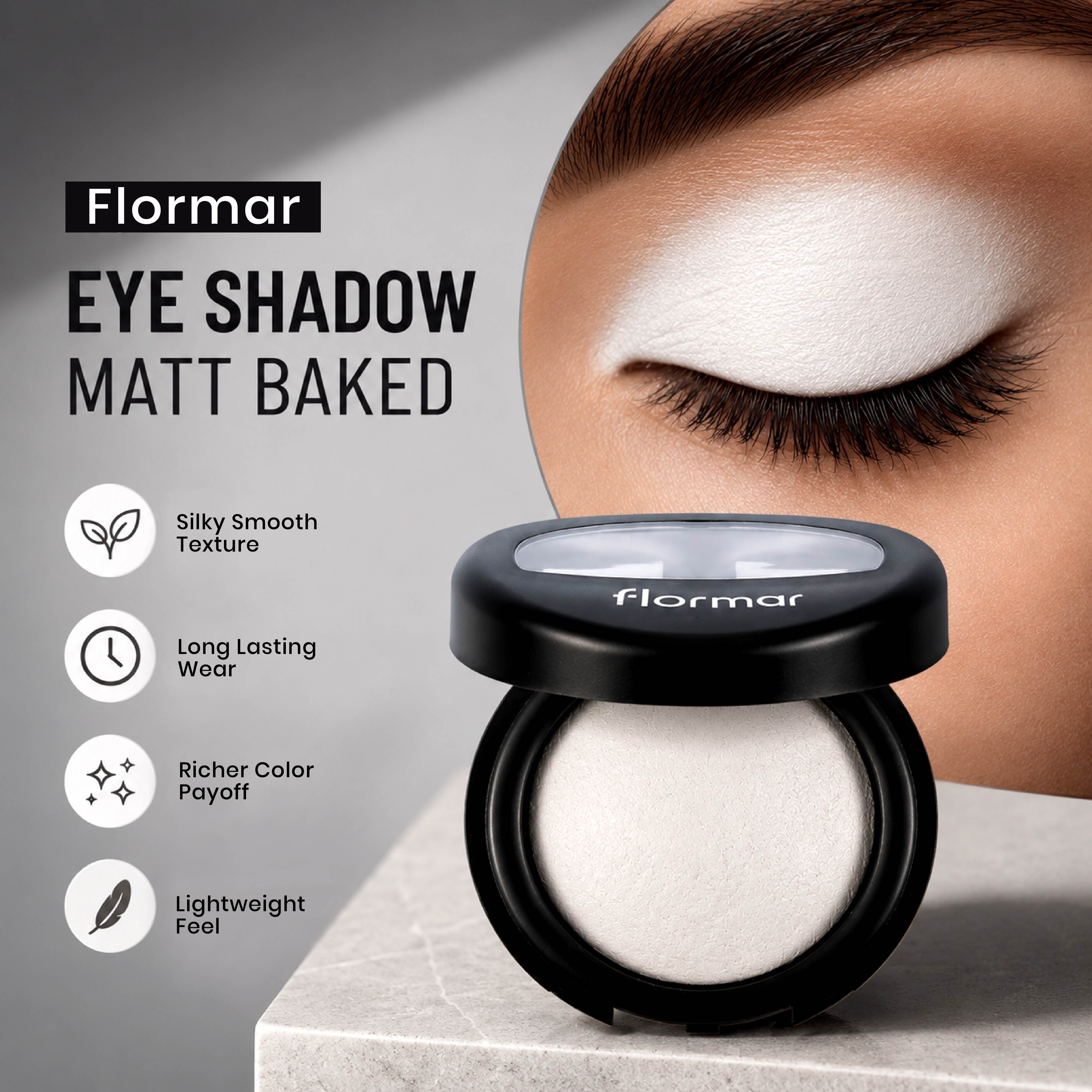 FLORMAR EYE SHADOW MATT BAKED