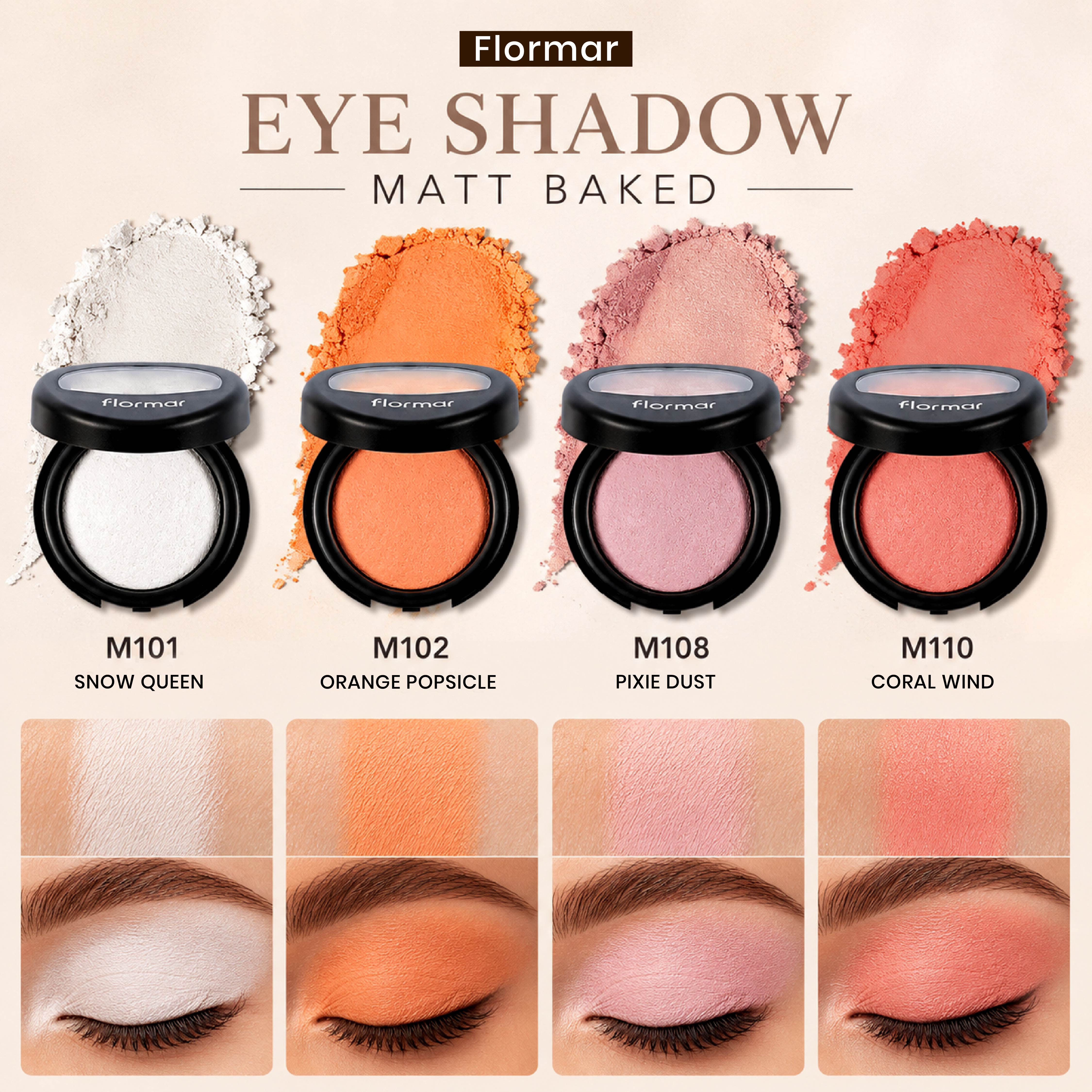 FLORMAR EYE SHADOW MATT BAKED