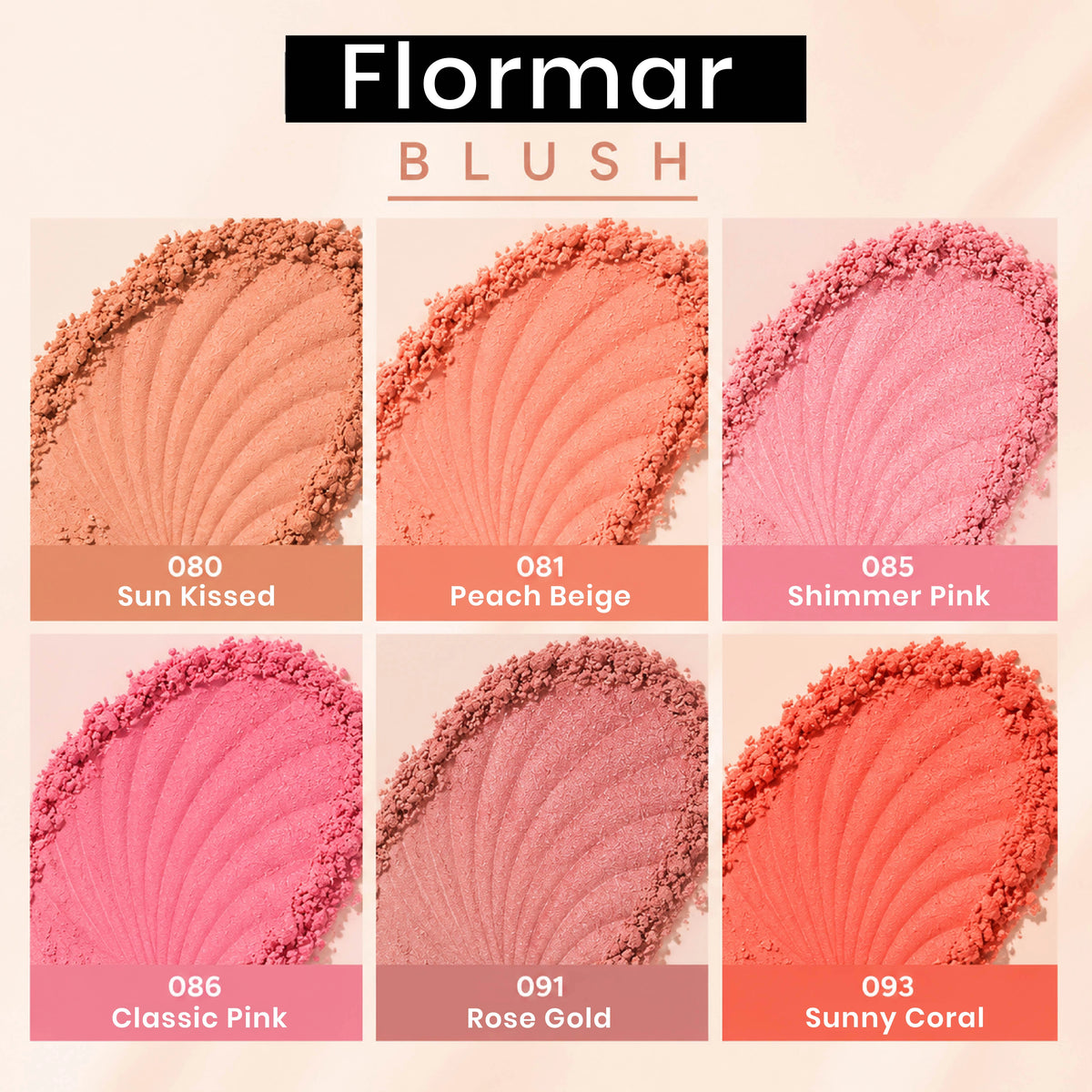 Flormar Blush 080 makeup for creating a beautiful look