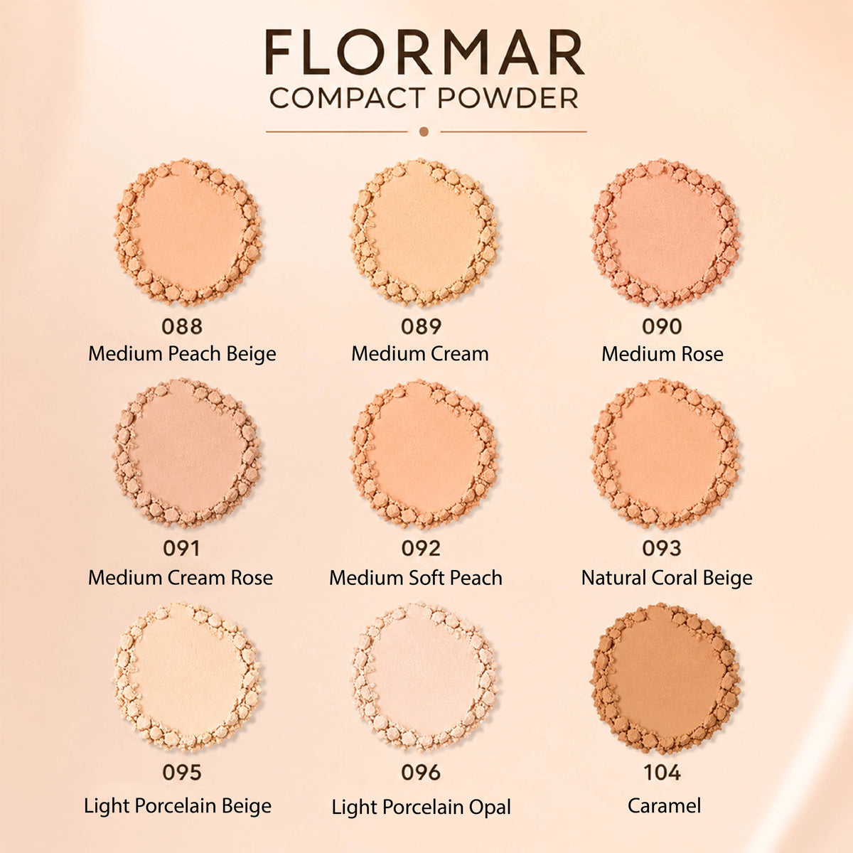 Flormar face compact powder
