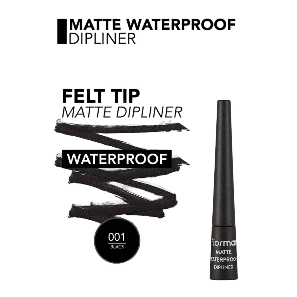 Flormar Matte Black Dipliner