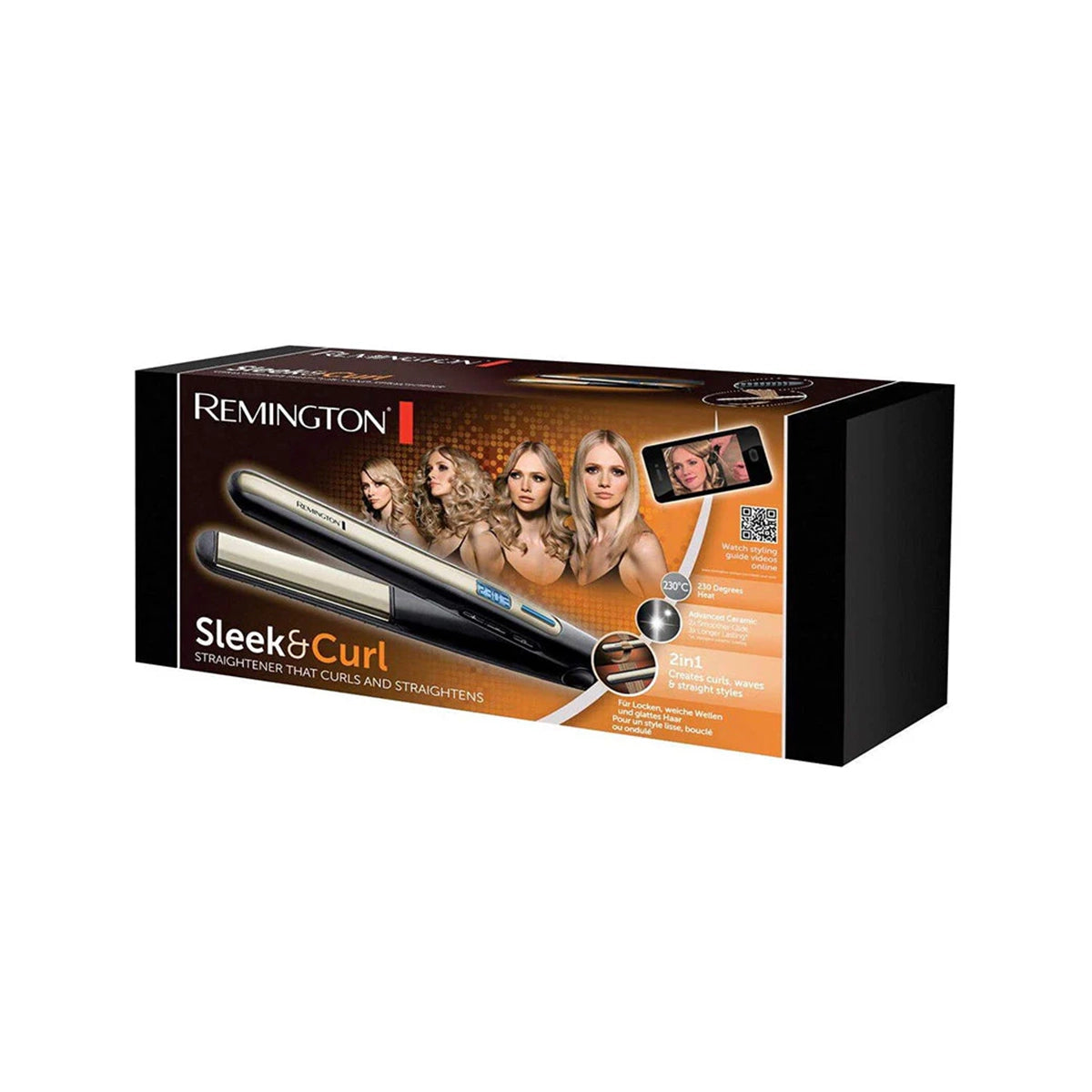 REMINGTON HAIR STRAIGHTNER S6500.