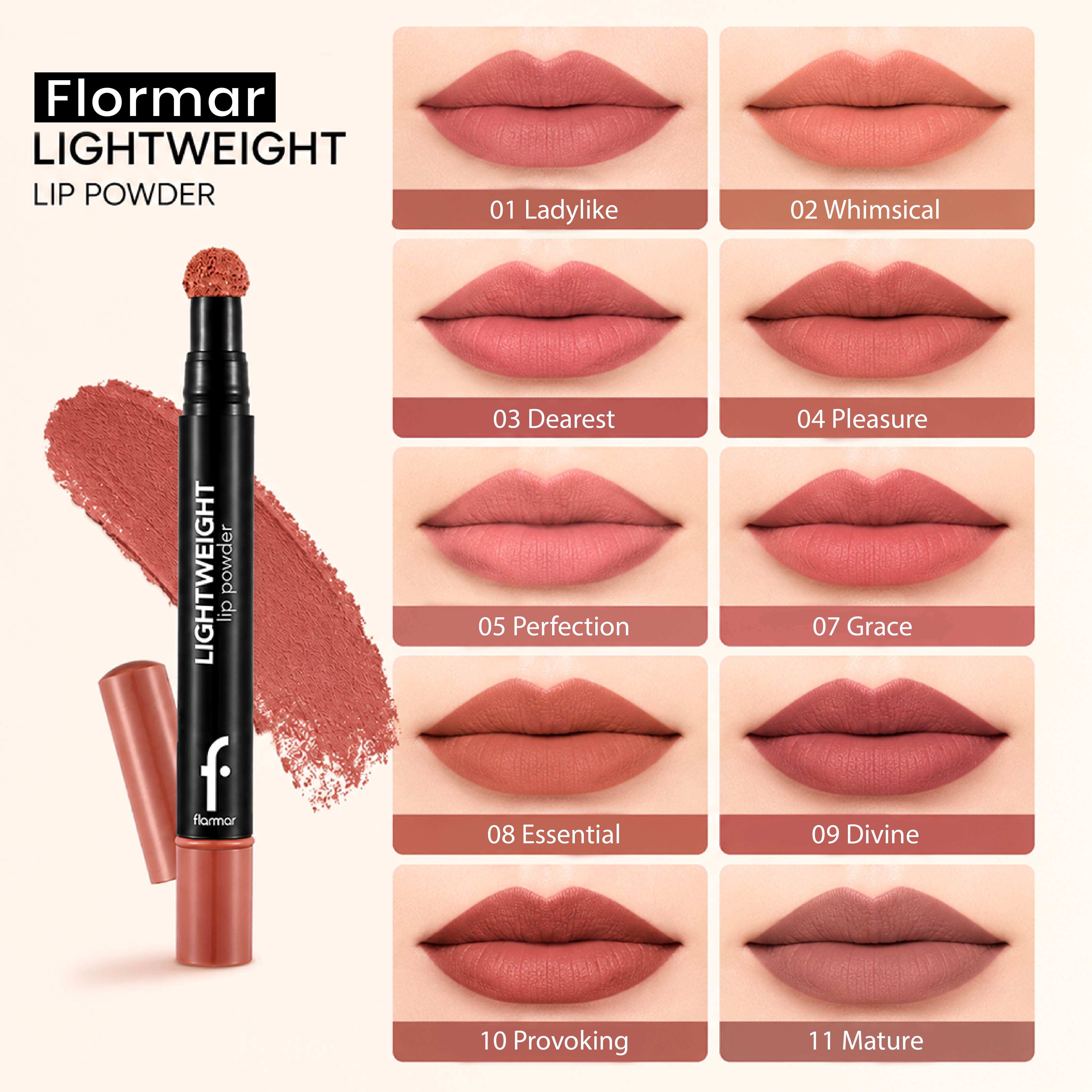 FLORMAR LIP POWDER LIGHTWEIGHT