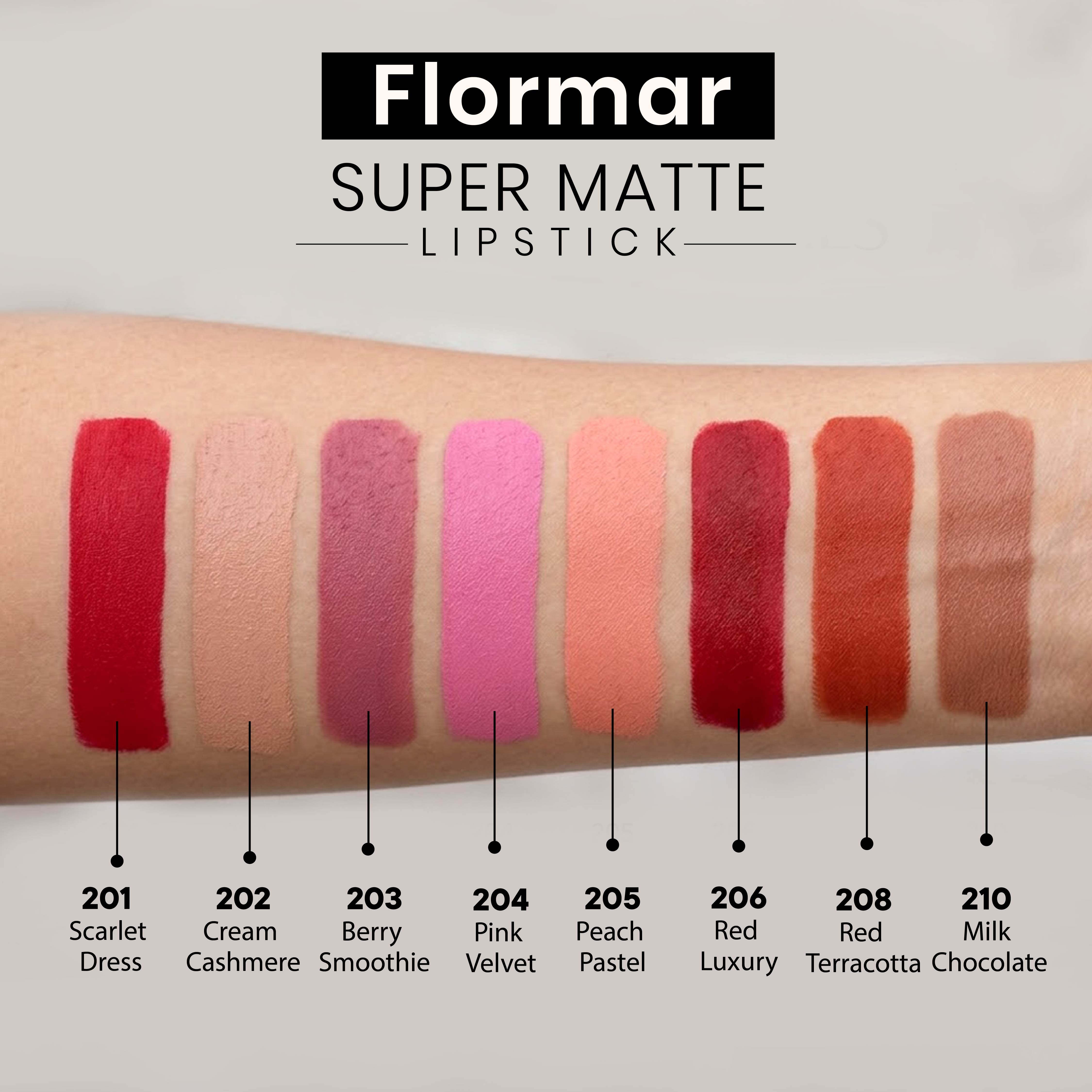 FLORMAR LIPSTICK SUPER MATTE