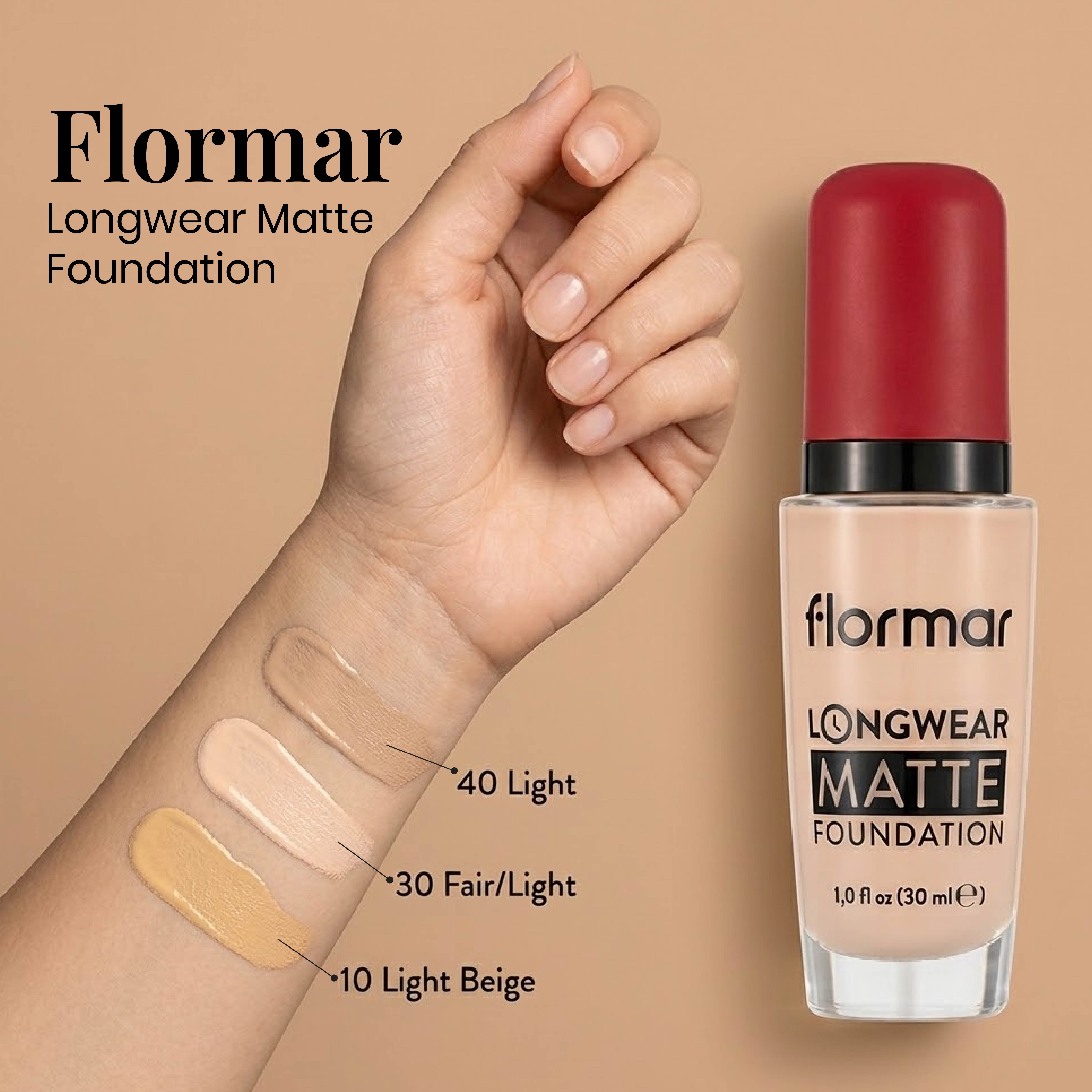 FLORMAR FOUNDATION LONGWEAR MATTE