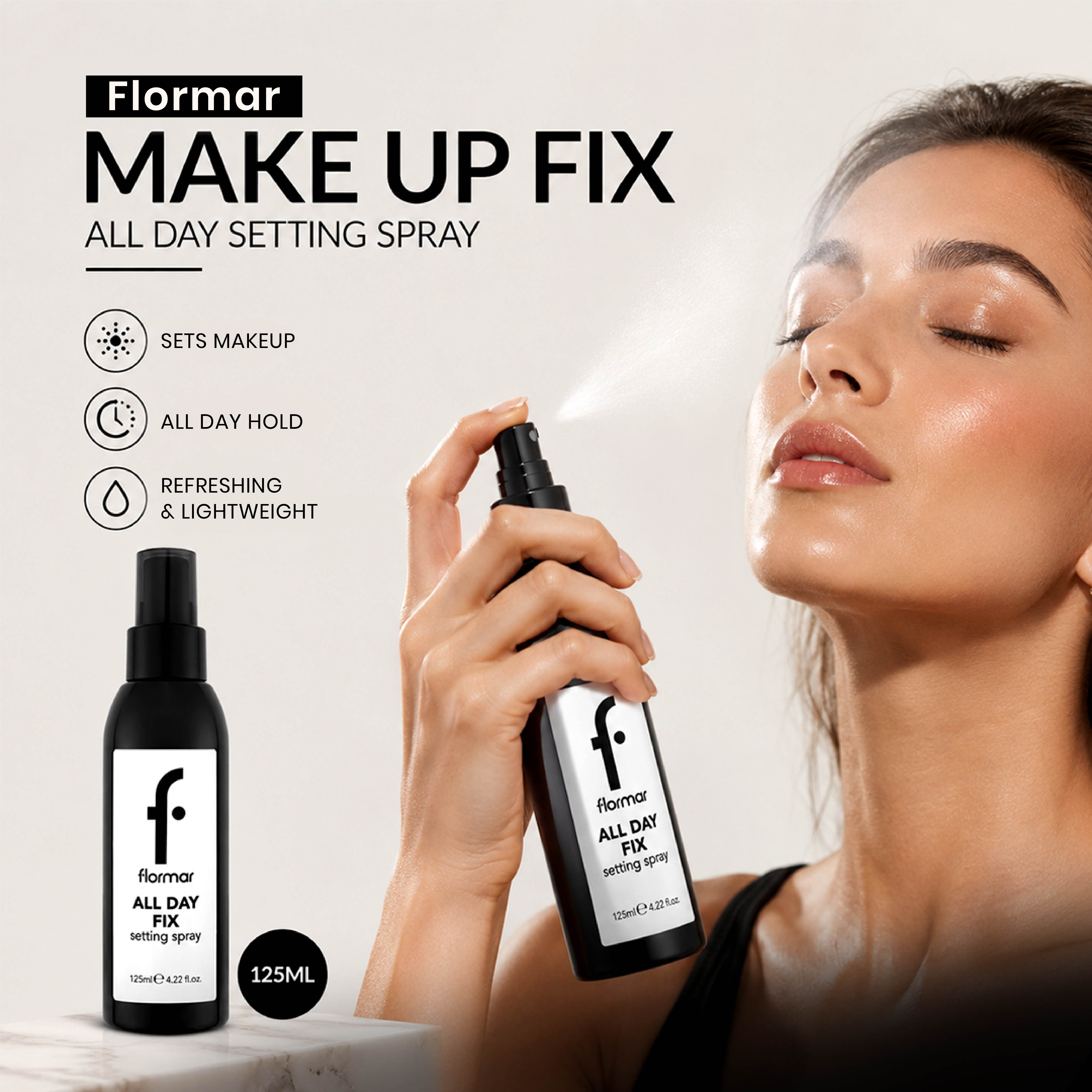 FLORMAR MAKE UP FIX ALL DAY SETTING SPRAY 125ML