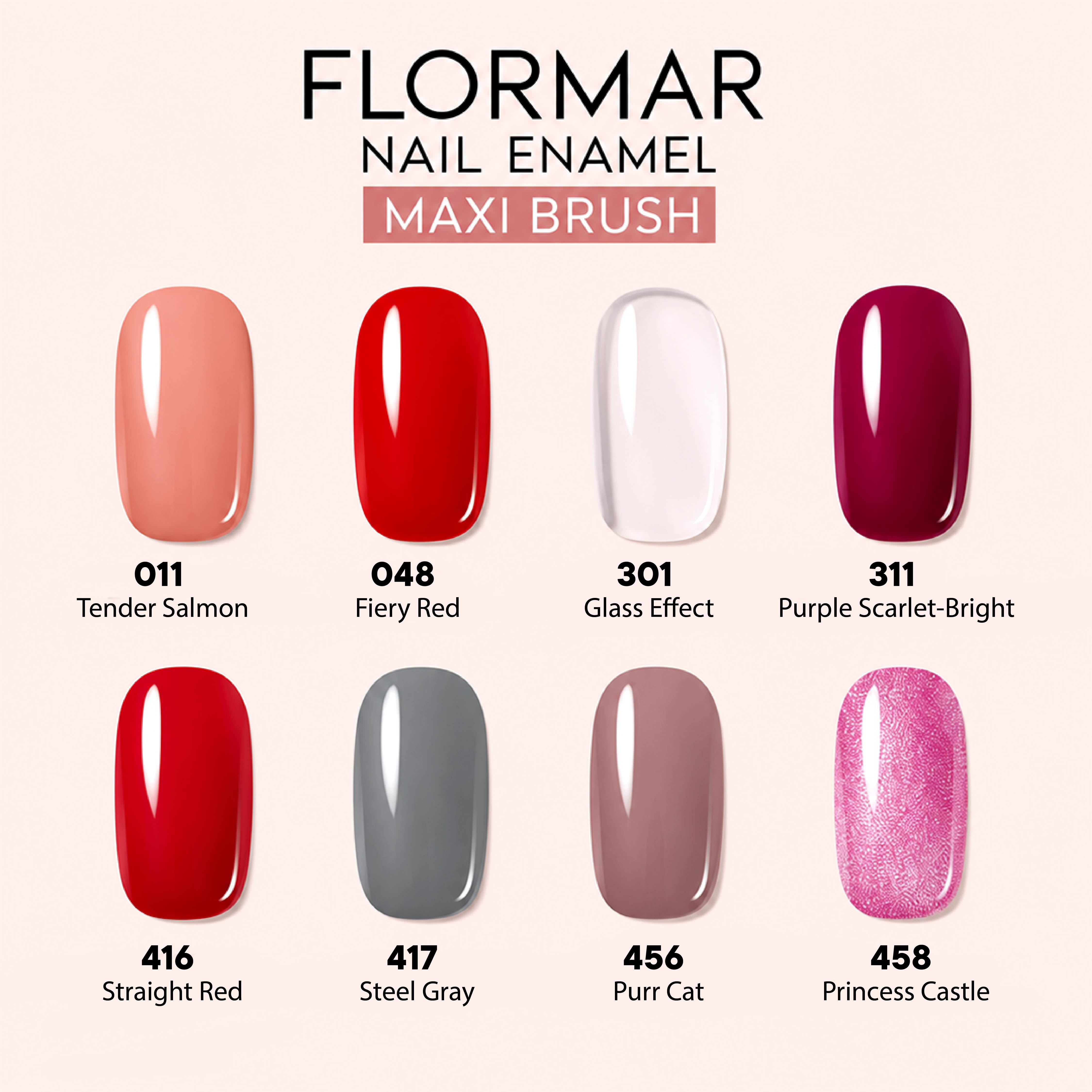 FLORMAR NAIL ENAMEL MAXI BRUSH