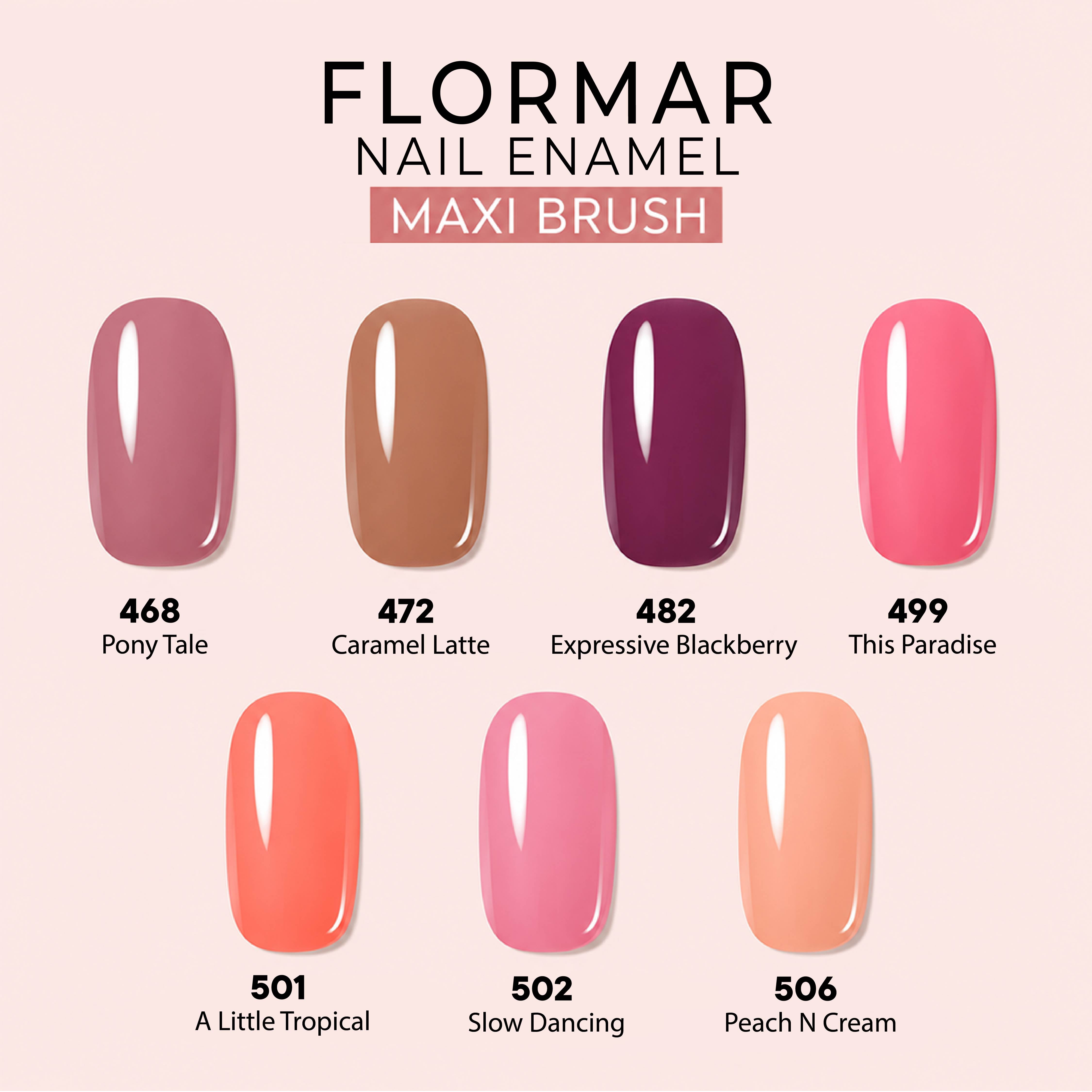 FLORMAR NAIL ENAMEL MAXI BRUSH