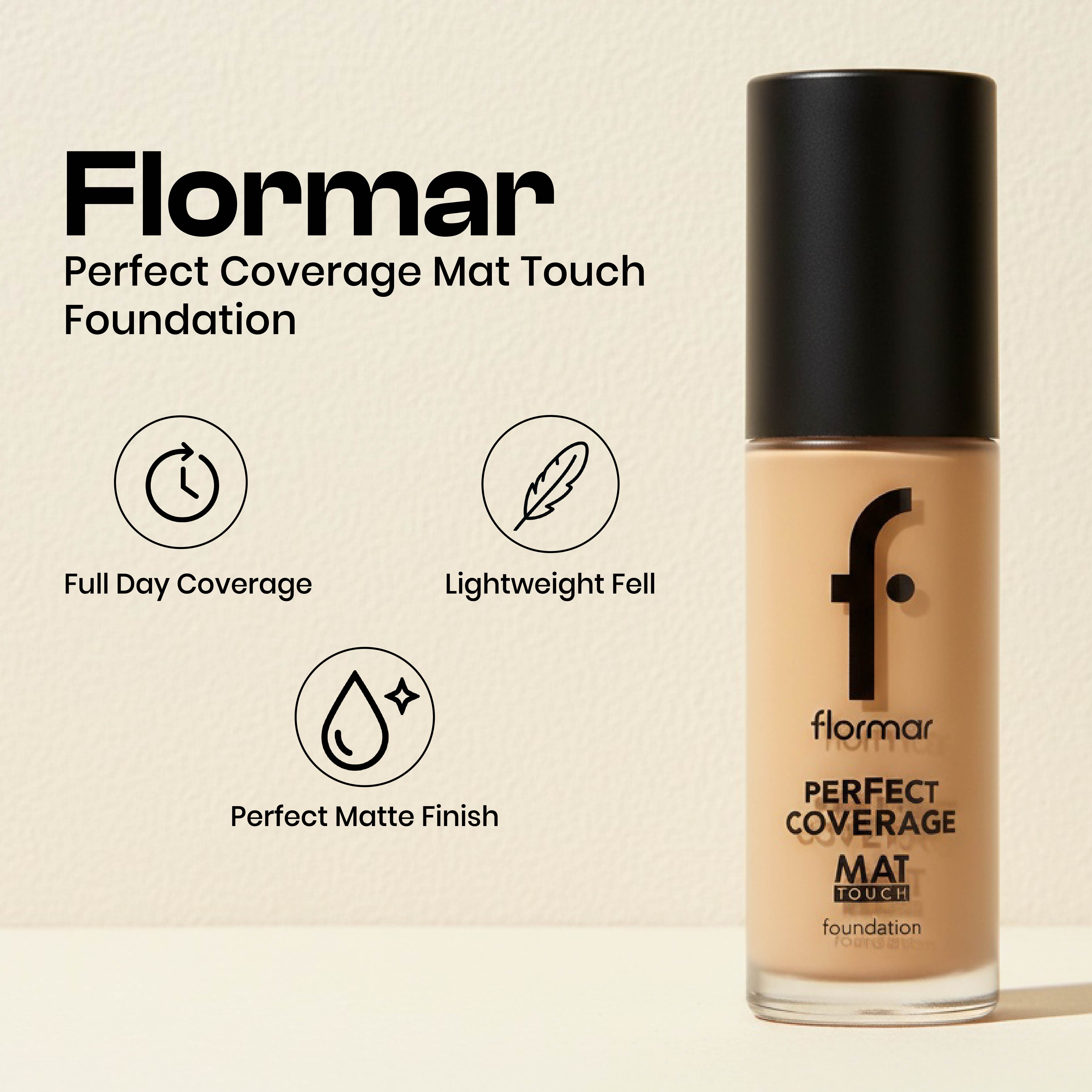 FLORMAR FOUNDATION PERFECT MAT TOUCH