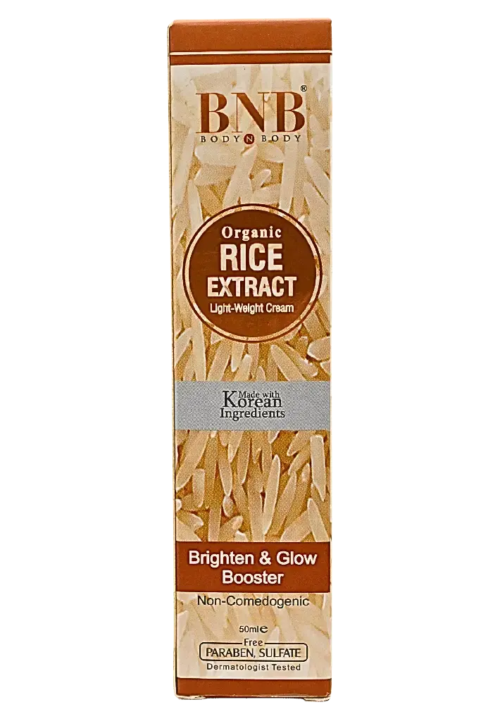 BNB ORGANIC RICE EXTRACT BRIGHTEN GLOW CREAM 50ML