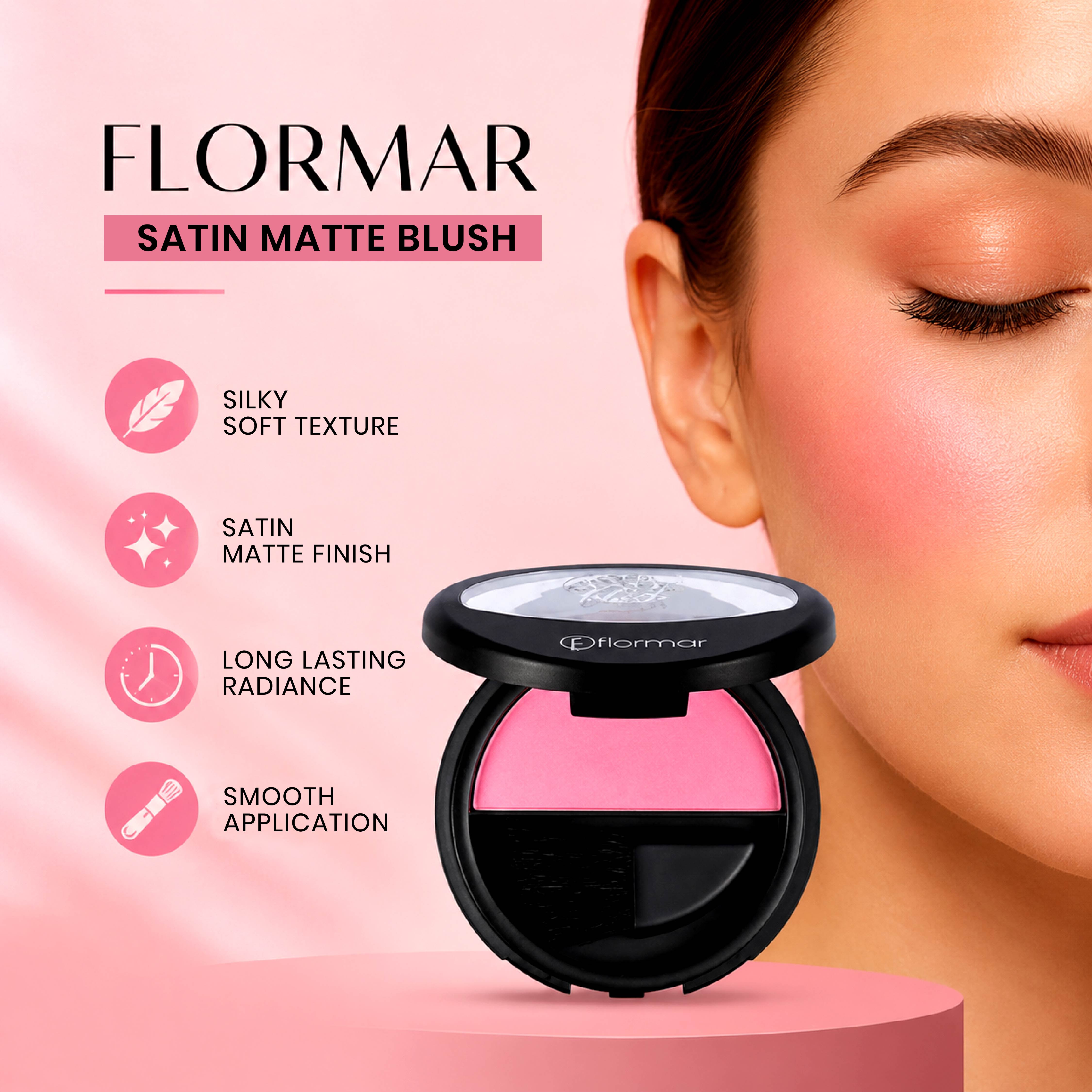 FLORMAR BLUSH SATIN MATTE