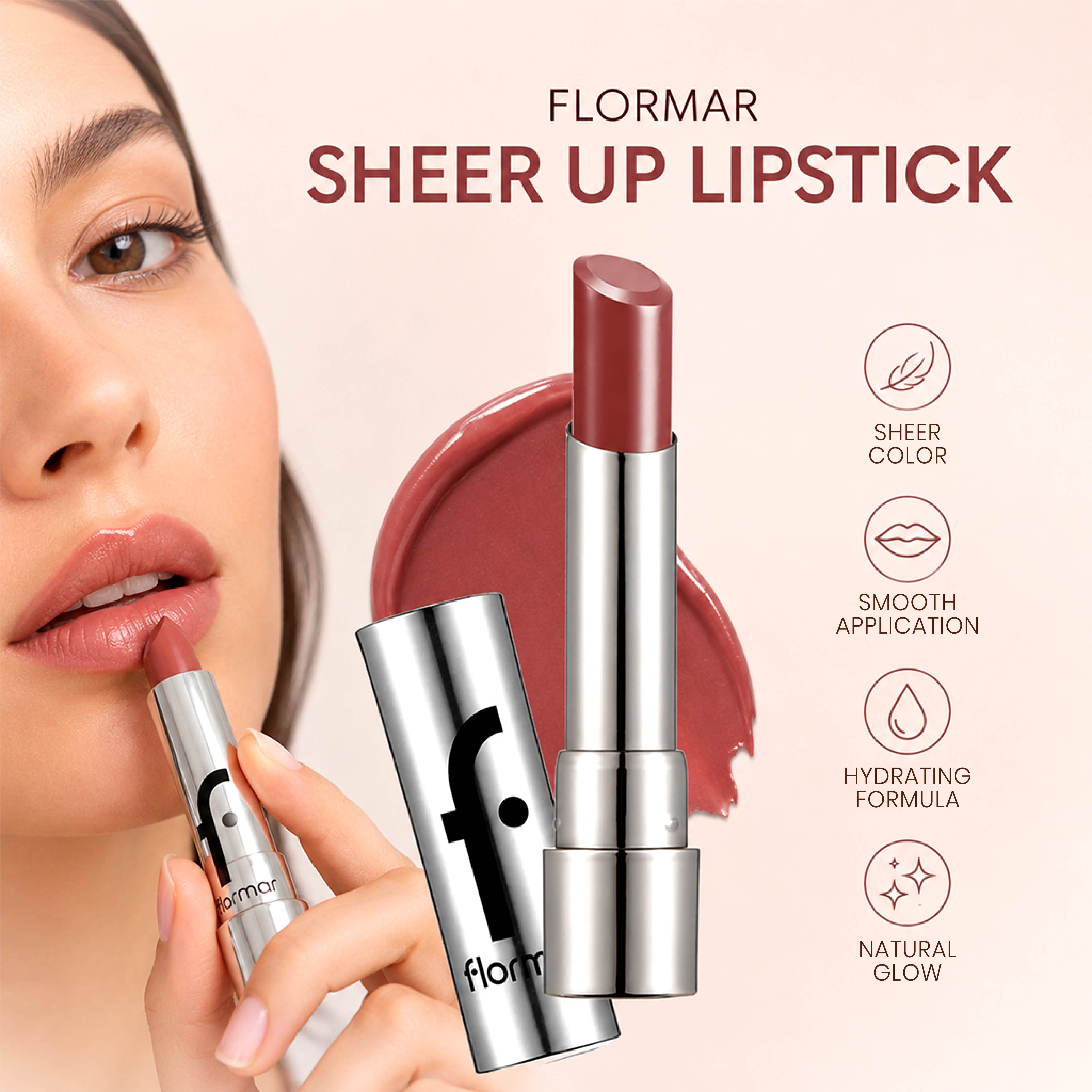 FLORMAR LIPSTICK SHEER UP