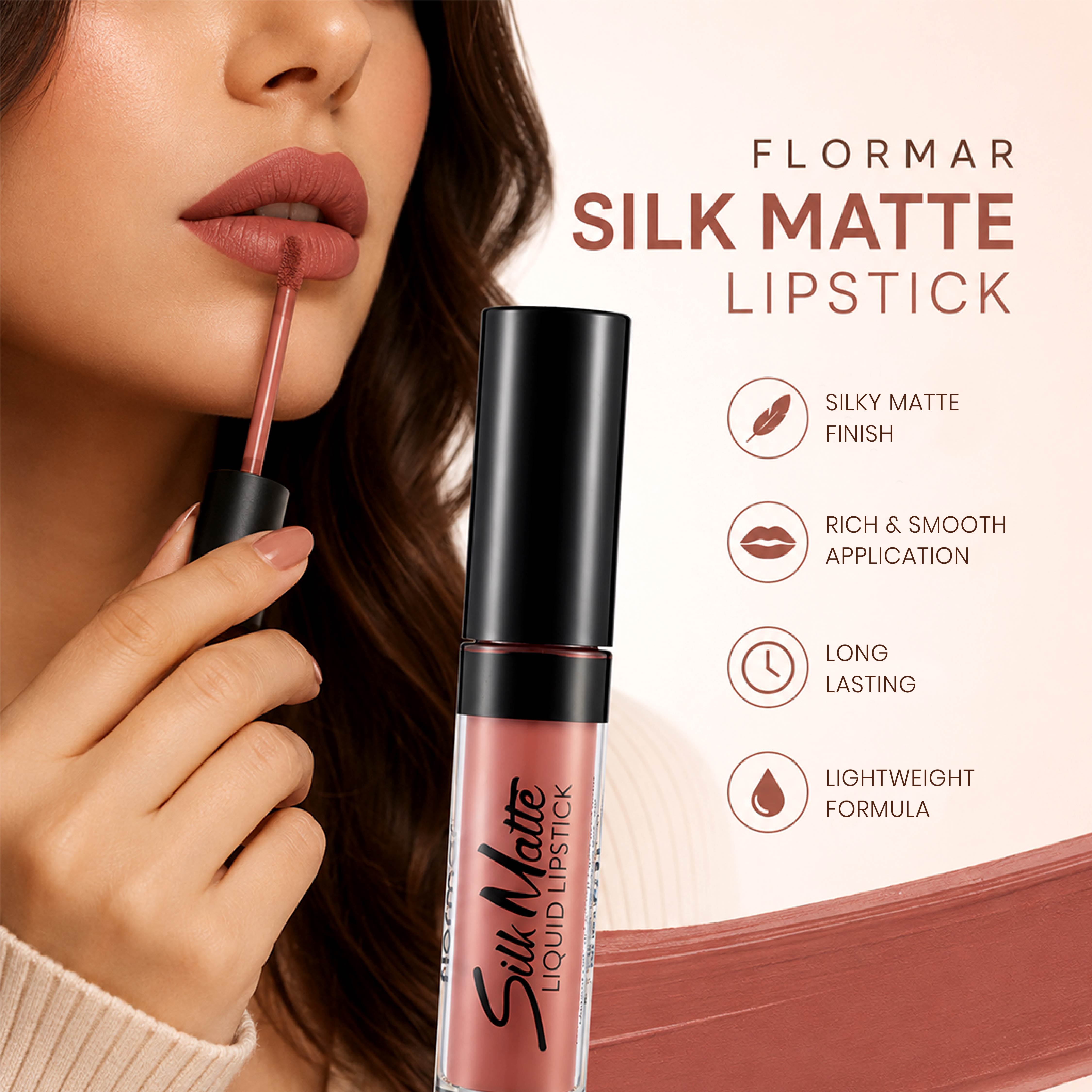 FLORMAR LIPSTICK SILK MATTE