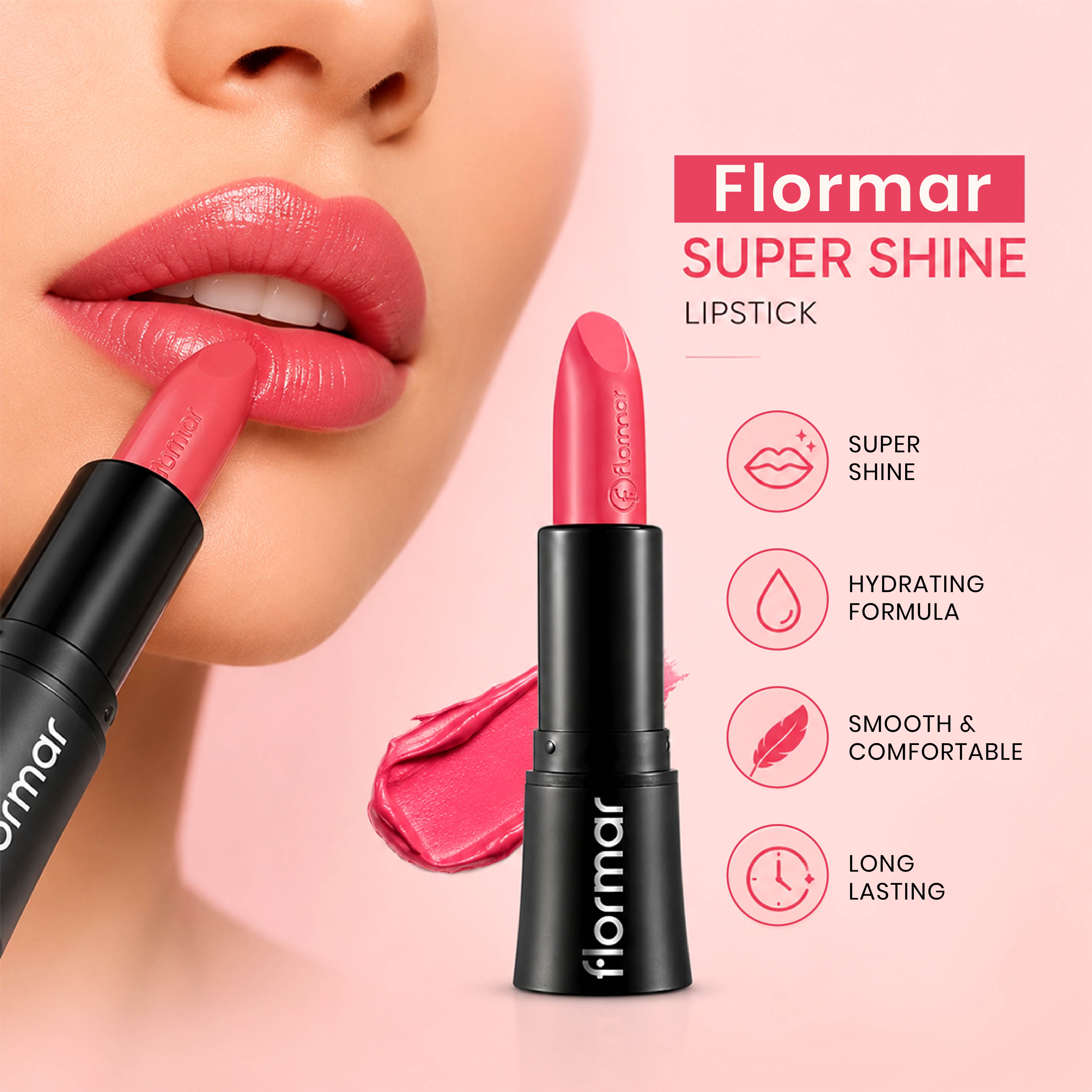 FLORMAR LIPSTICK SUPER SHINE