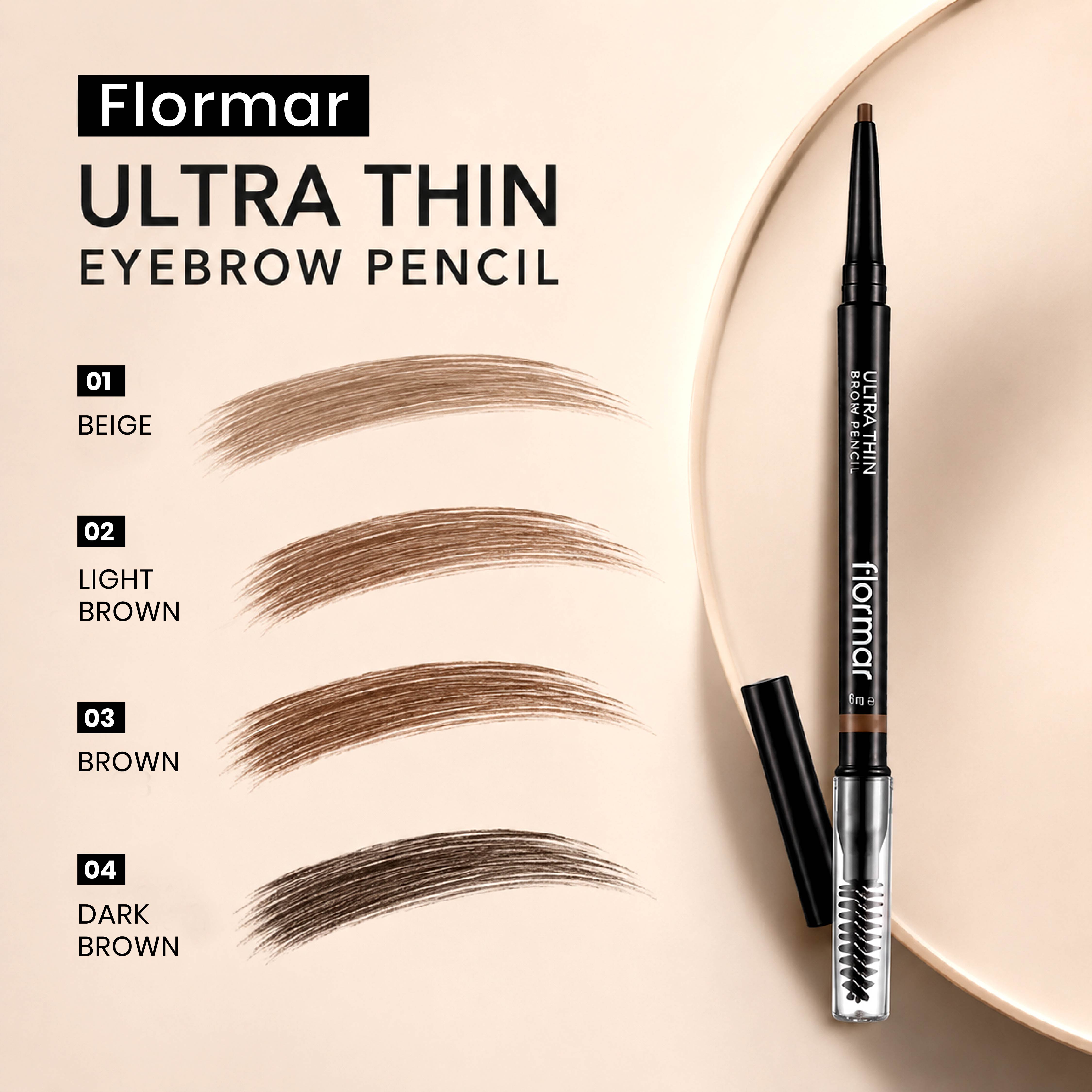 FLORMAR EYEBROW PENCIL ULTRA THIN