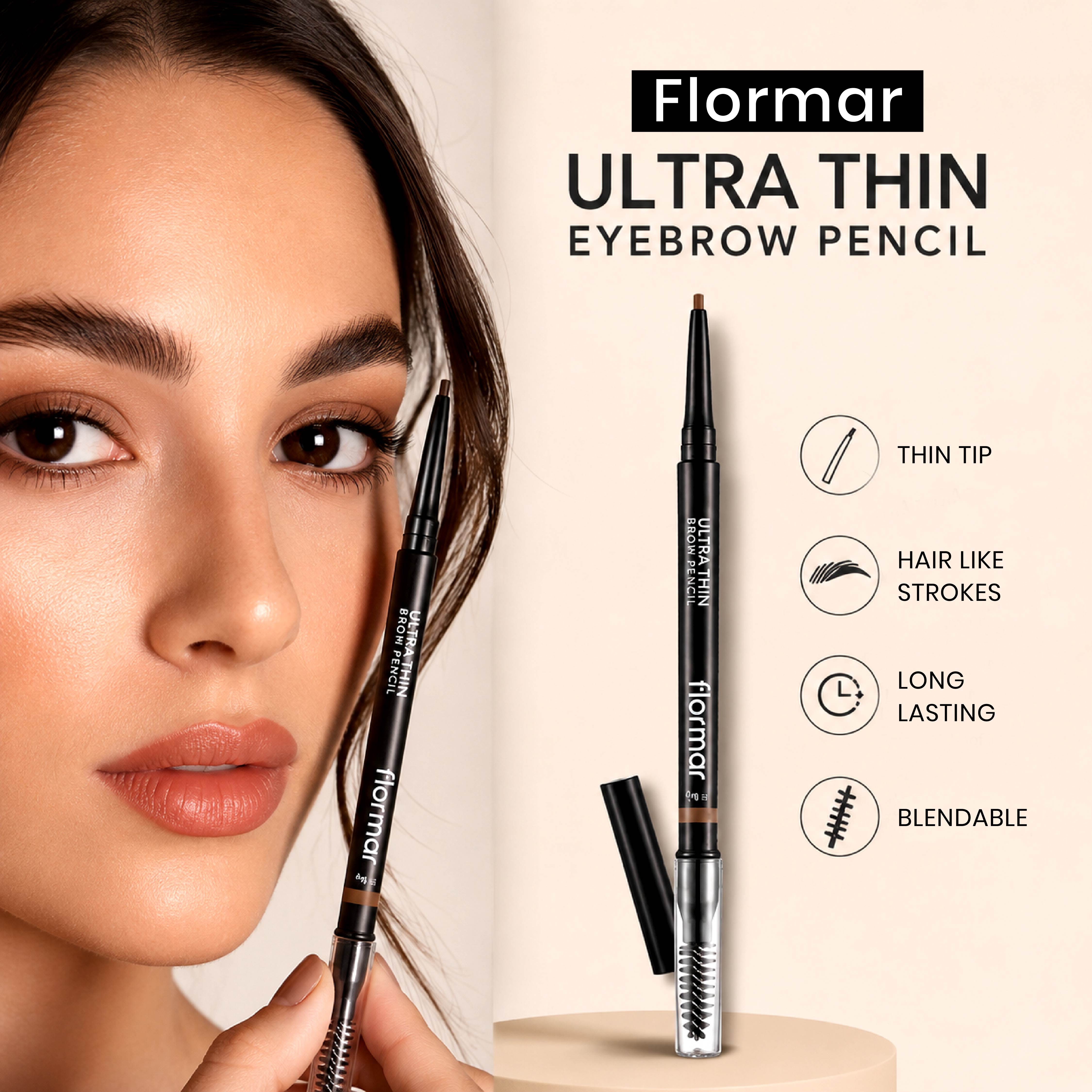 FLORMAR EYEBROW PENCIL ULTRA THIN